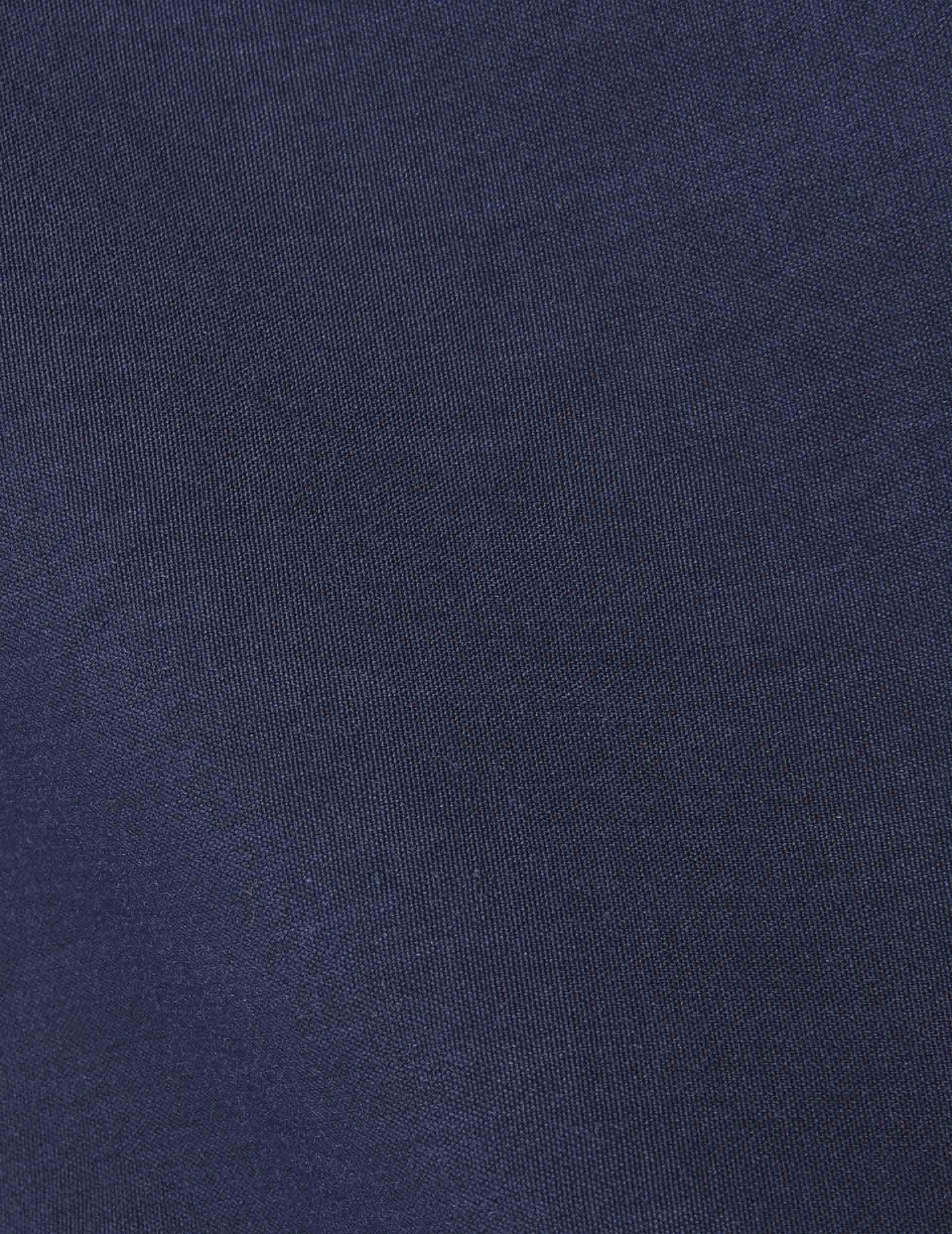 Chemise Carl en denim bleu marine - Denim - Col droit ouvert