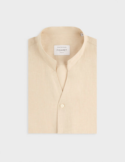 Carl shirt in beige linen