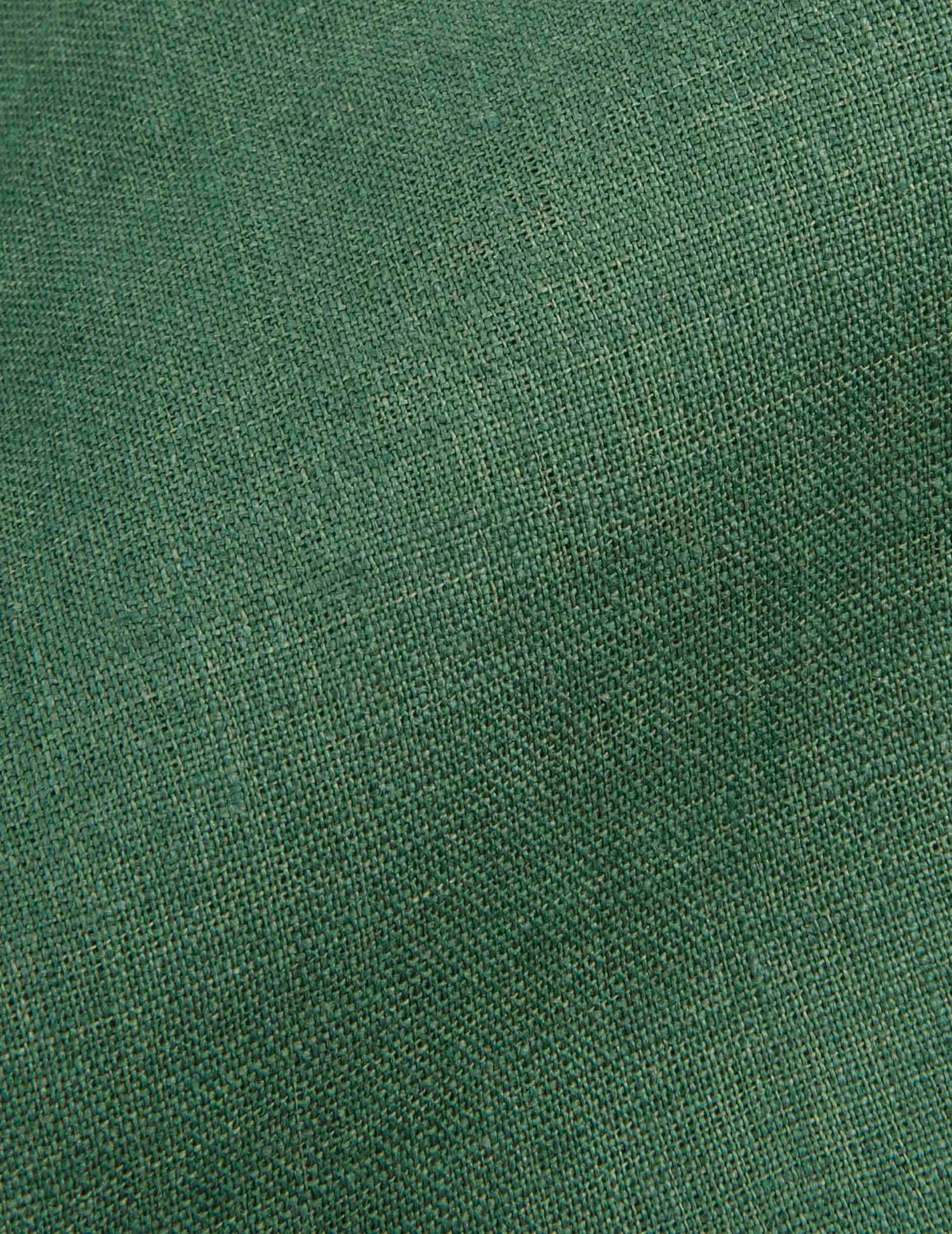 Green linen Carl shirt - Lin - droit ouvert Collar#6