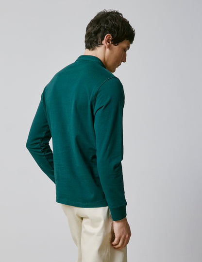 Charles dark green cotton T-shirt