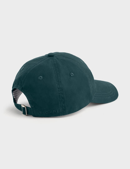 Casquette brodée verte foncée