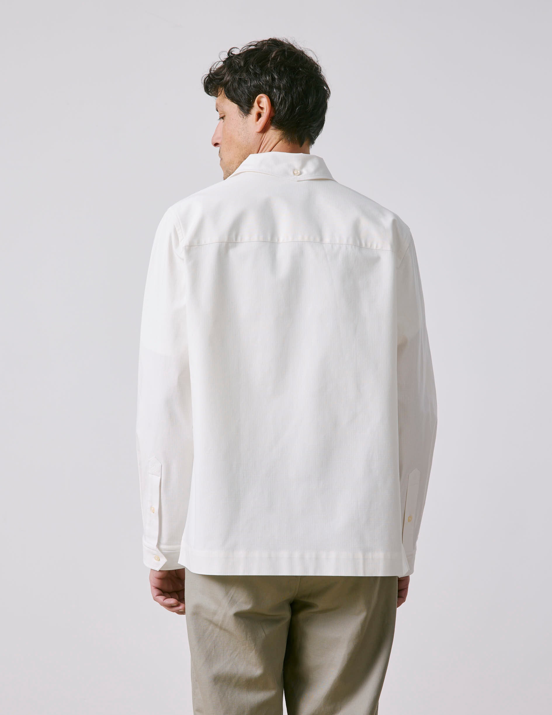 Chemise Delta blanche - Ripstop - Col Delta