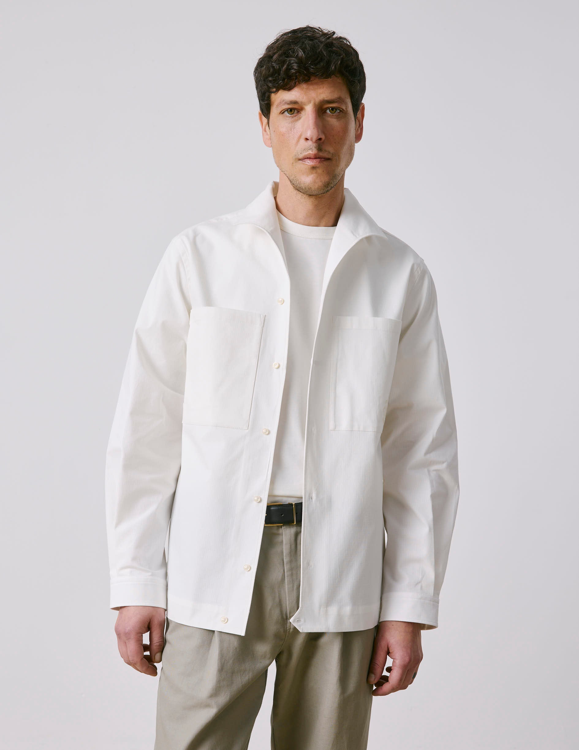 Chemise Delta blanche - Ripstop - Col Delta