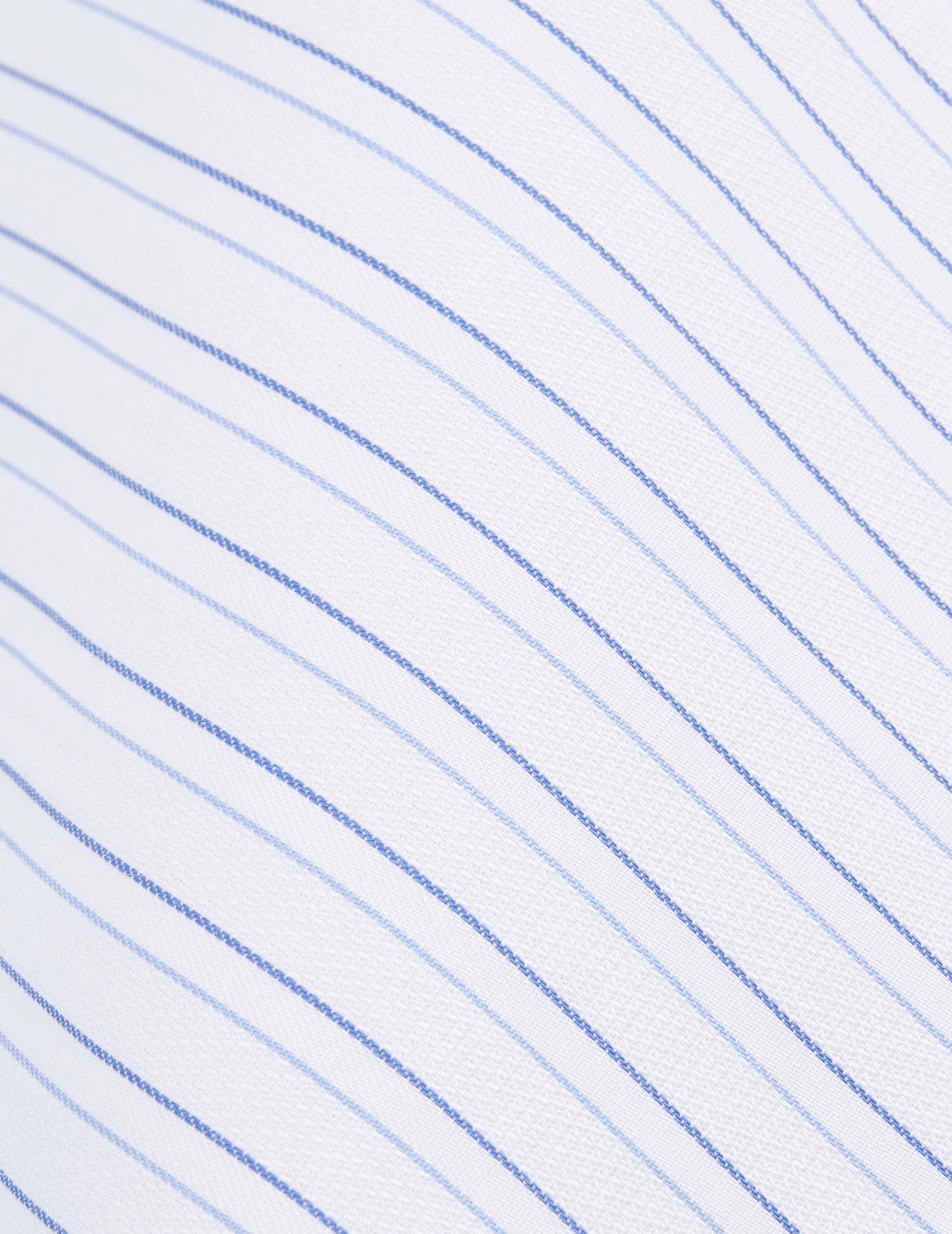 Semi-fitted striped blue shirt - fashioned - Right Collar#2