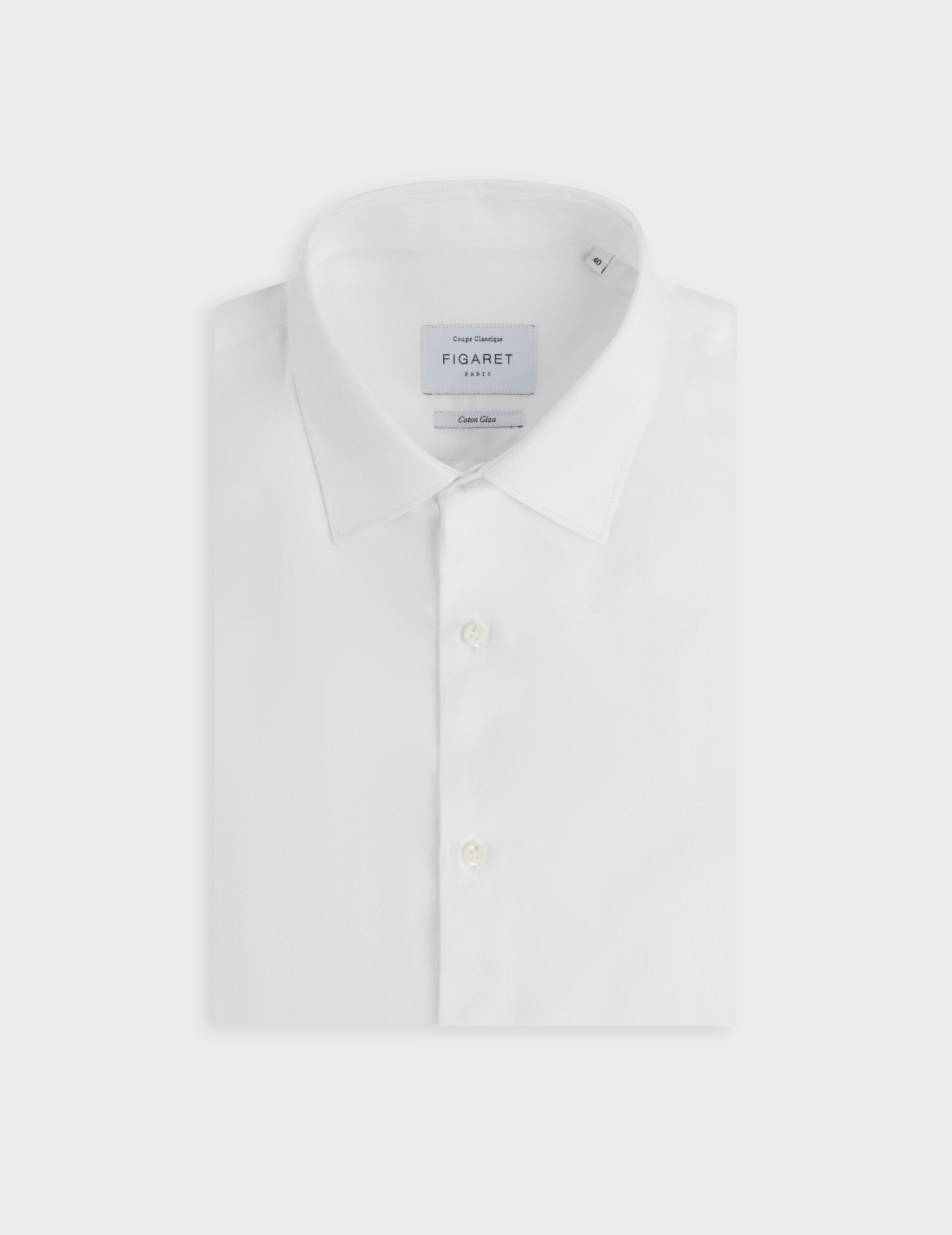 Chemise classique blanche
