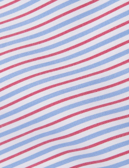 Chemise classique Voyage rayée rouge