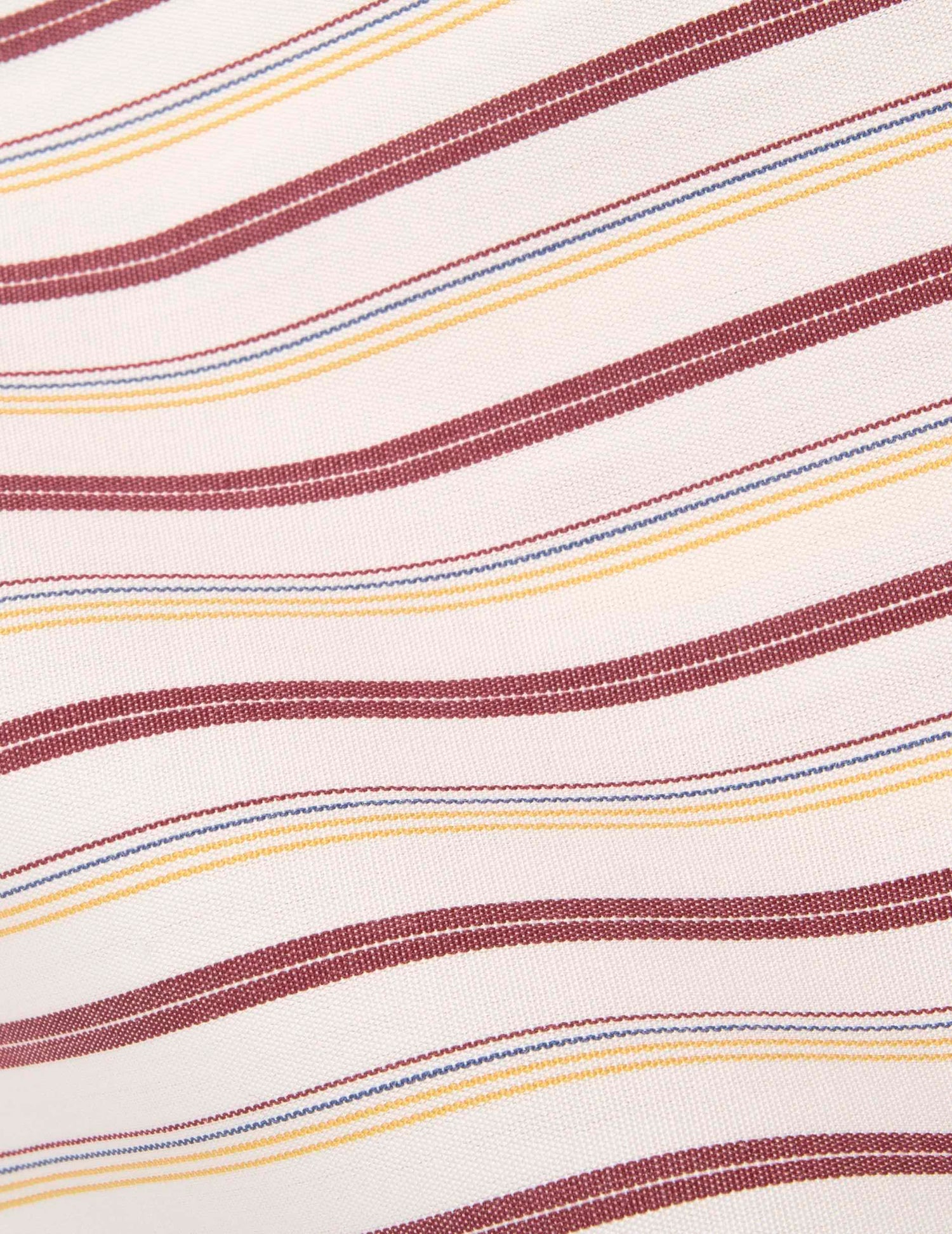 Chemise ajustée rayée bordeaux - Popeline - Col Fin#2