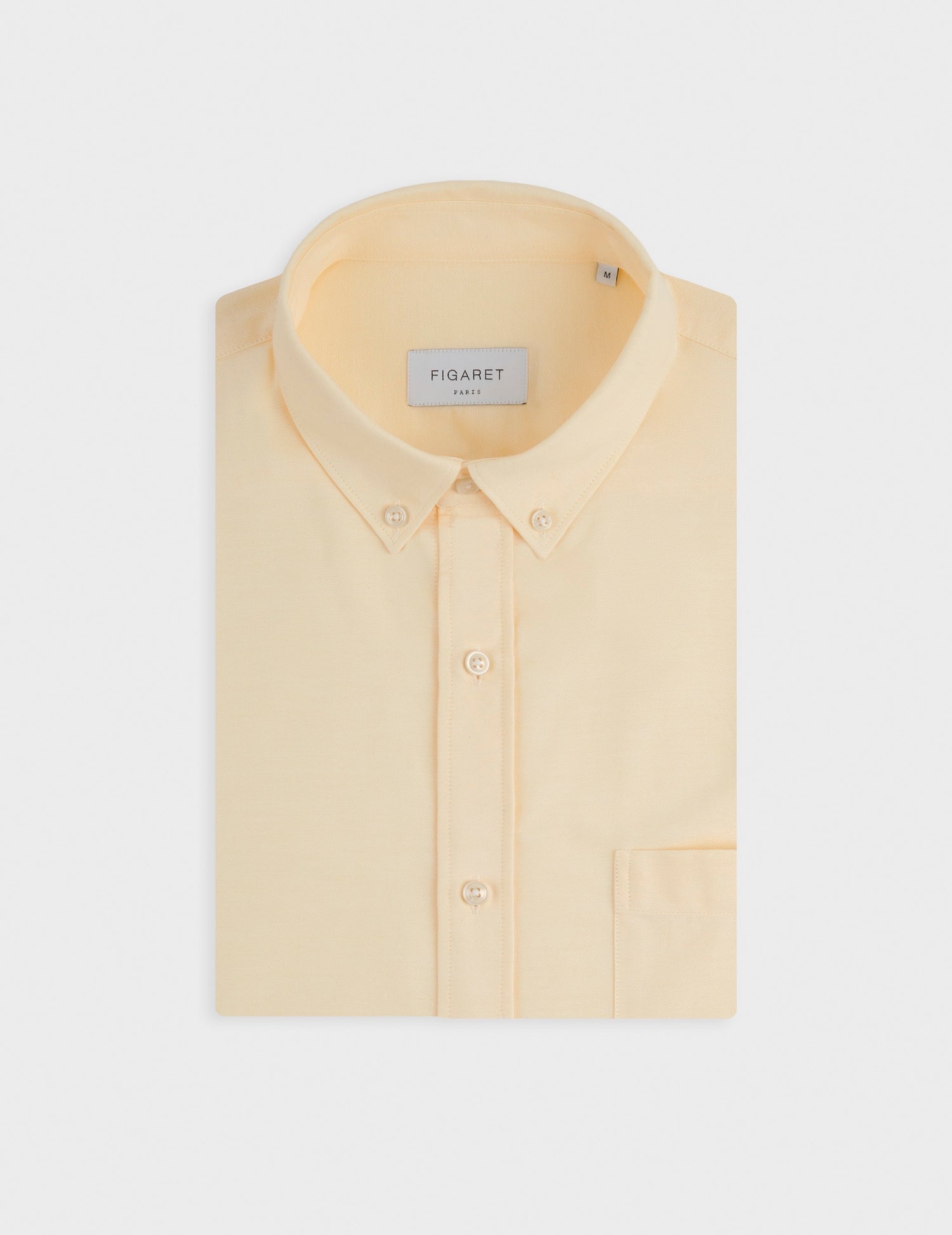 Yellow Gabriel shirt - Oxford - Américain Collar#4