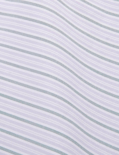 Chemise Gabriel rayée violette