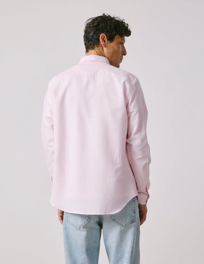 Chemise Gaspard rayée rose