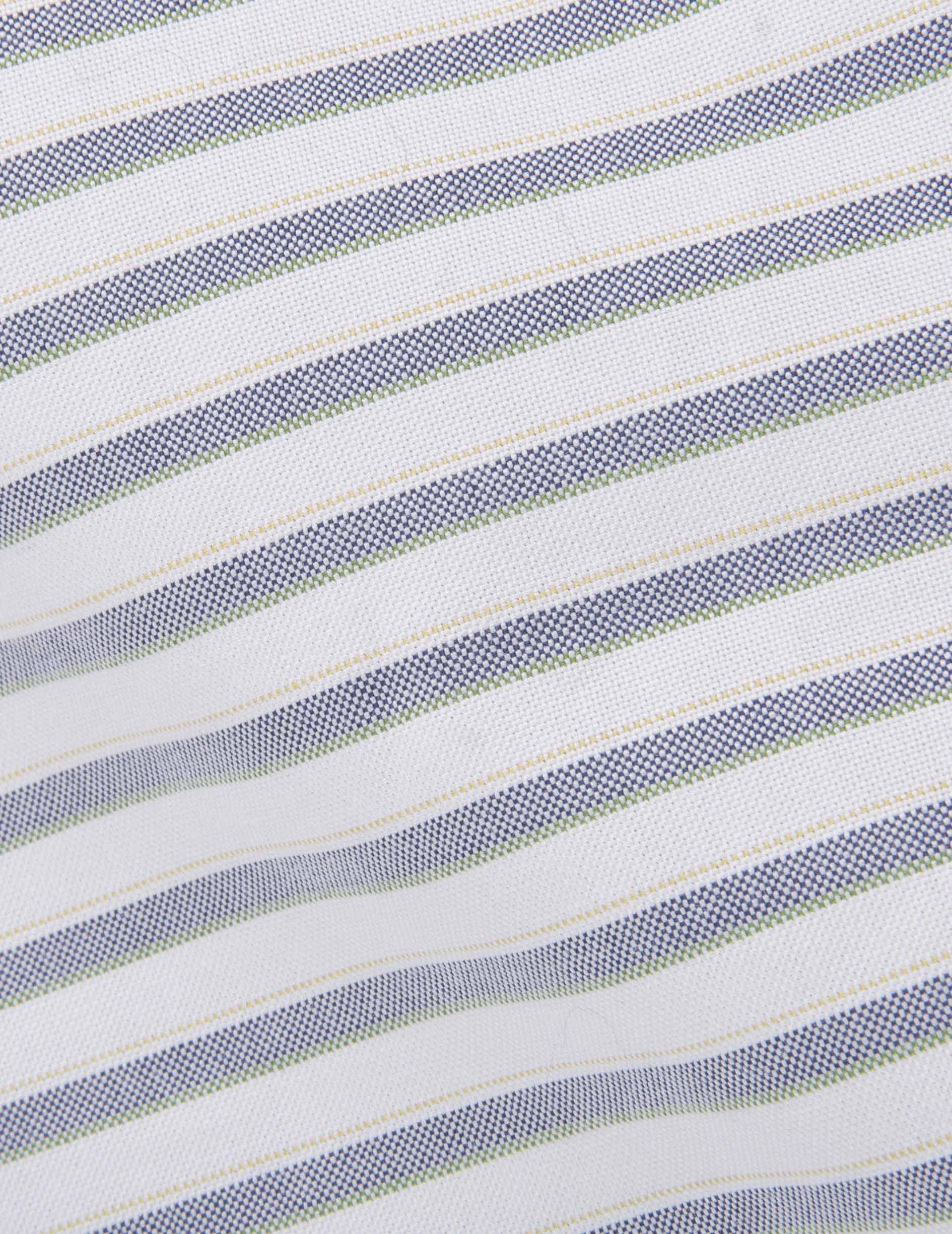 Chemise Gaspard rayée - Oxford - Col Américain