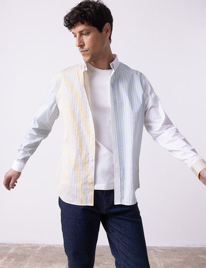 Fun shirt Harry rayée verte