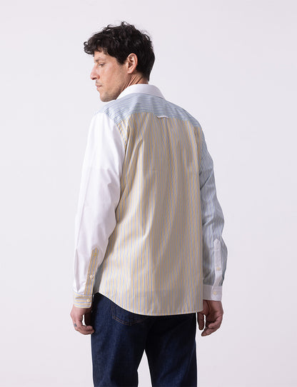 Fun shirt Harry rayée verte