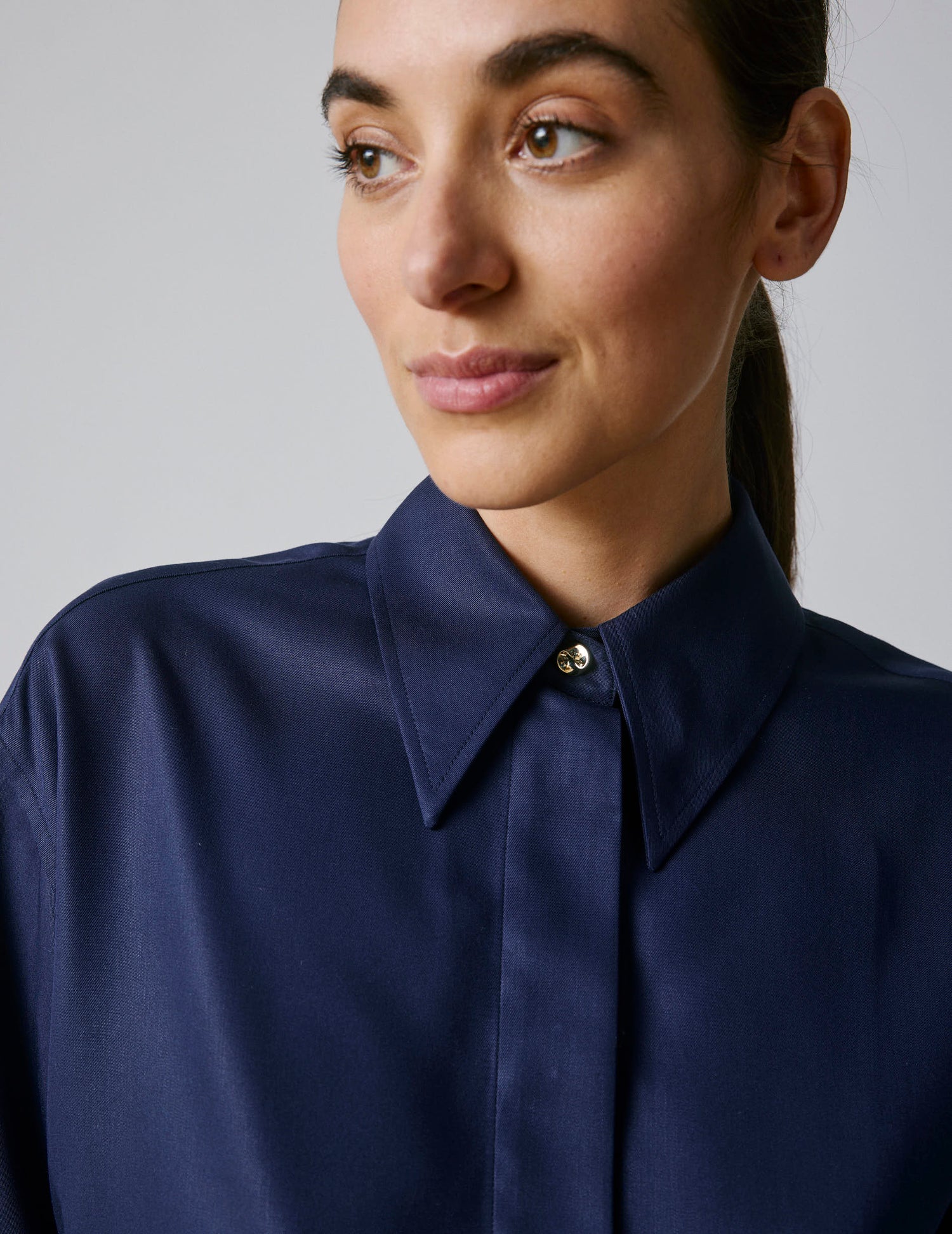 Women's Blue Shirts - Elegance and Timelessness Figaret Women's Blue Shirts - Elegance and Timelessness Figaret