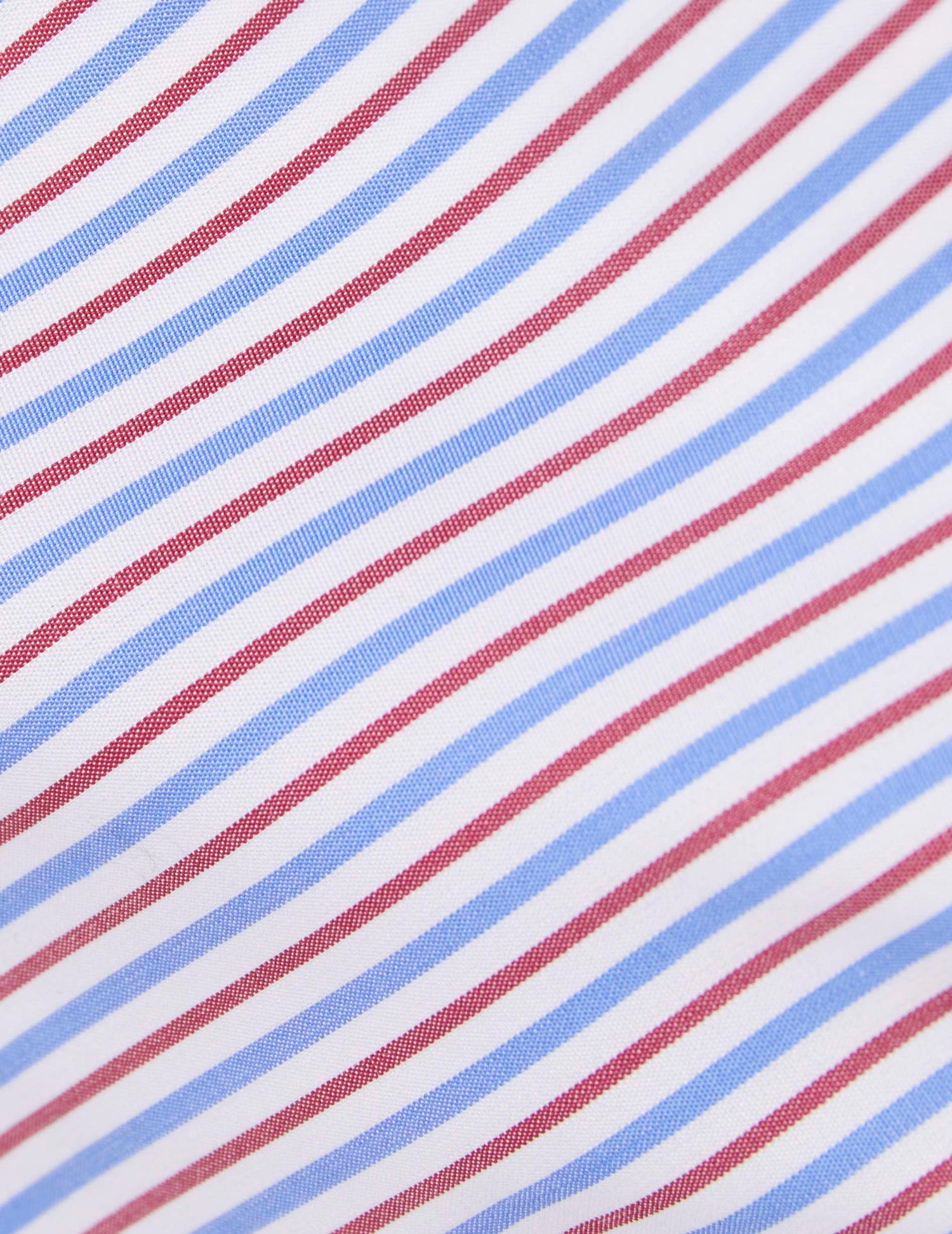 Italian collar travel shirt in striped poplin - Poplin - Italian Collar - Easy-iron#2