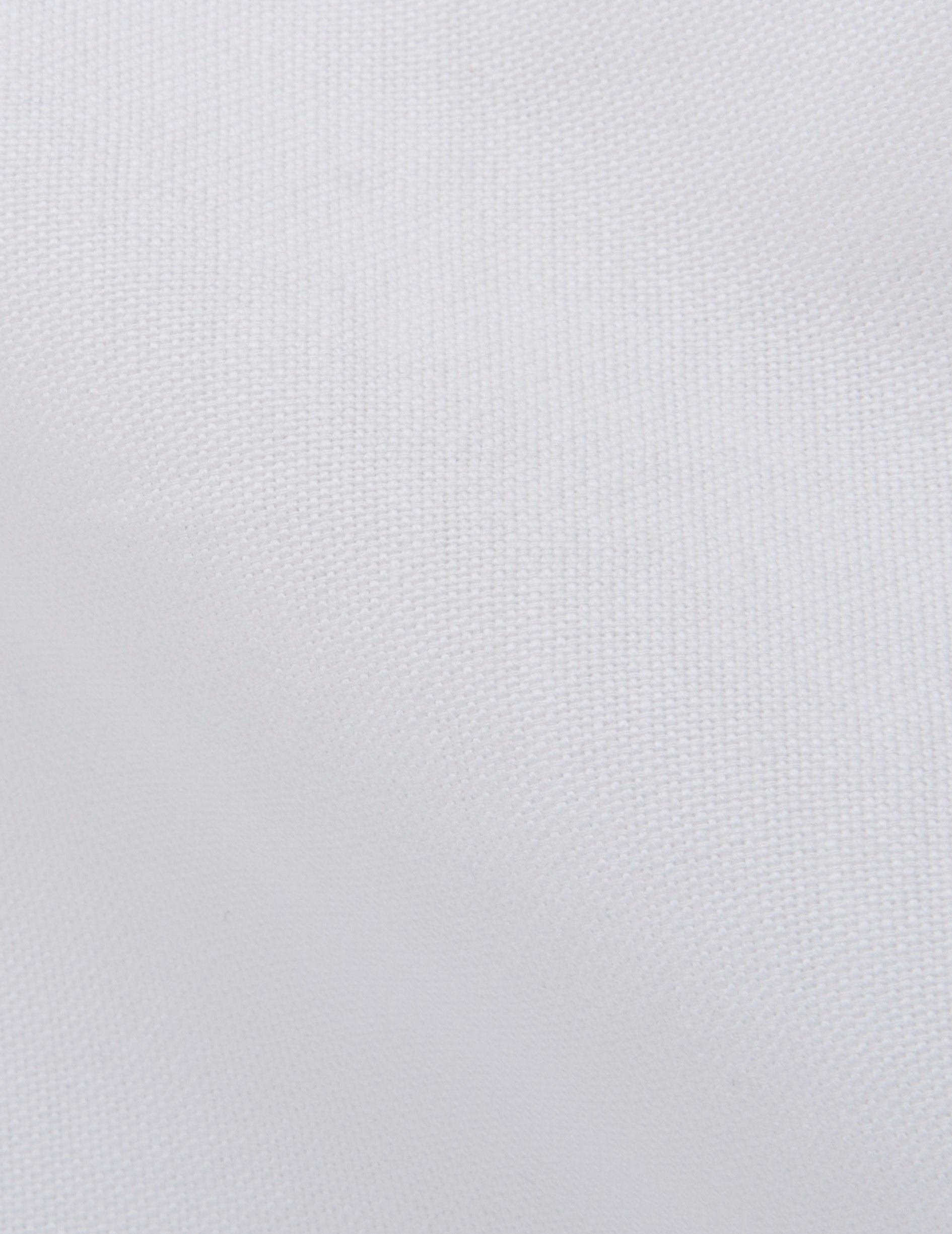 Unisex white “Je t’aime” shirt - Oxford - Figaret Collar