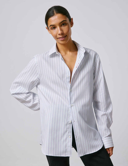 Chemise mixte "Je t'aime" bleue