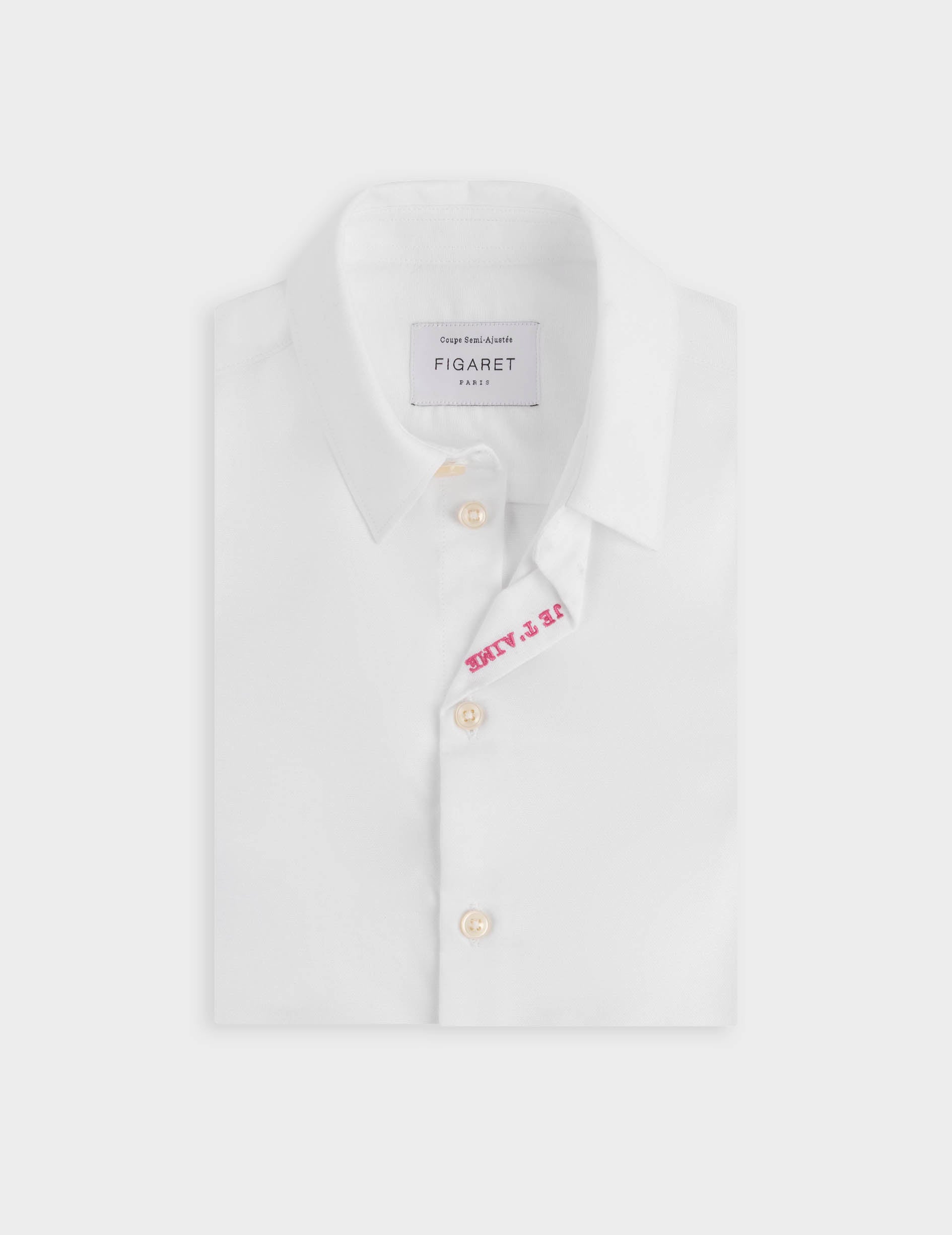 White "Je t'aime" kid’s shirt 