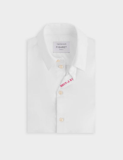 White "Je t'aime" kid’s shirt 