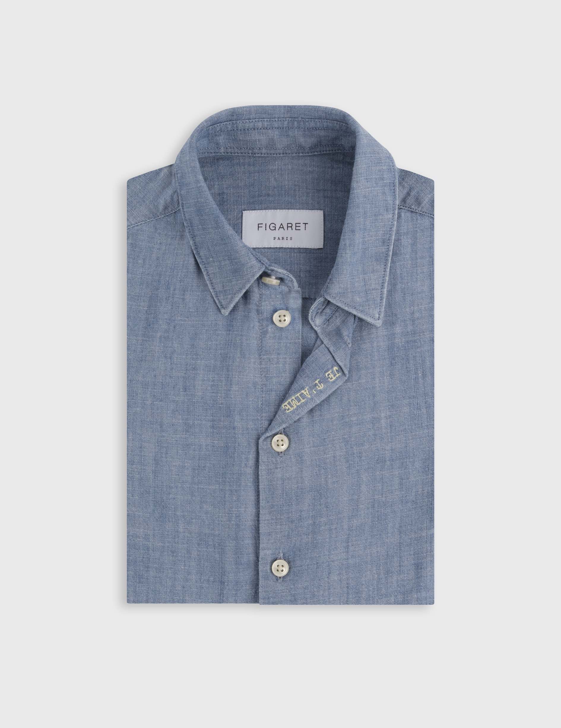 Kid’s blue "Je t'aime" shirt