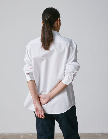 Unisex White Moi non plus shirt