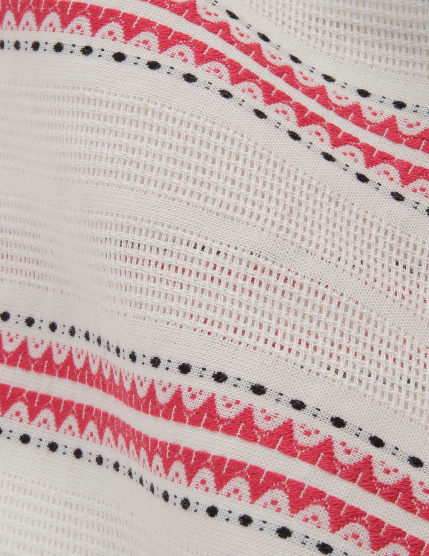 Chemise Leandre manches courtes rayée bordeaux - Voile de coton - Col Pyjama#7