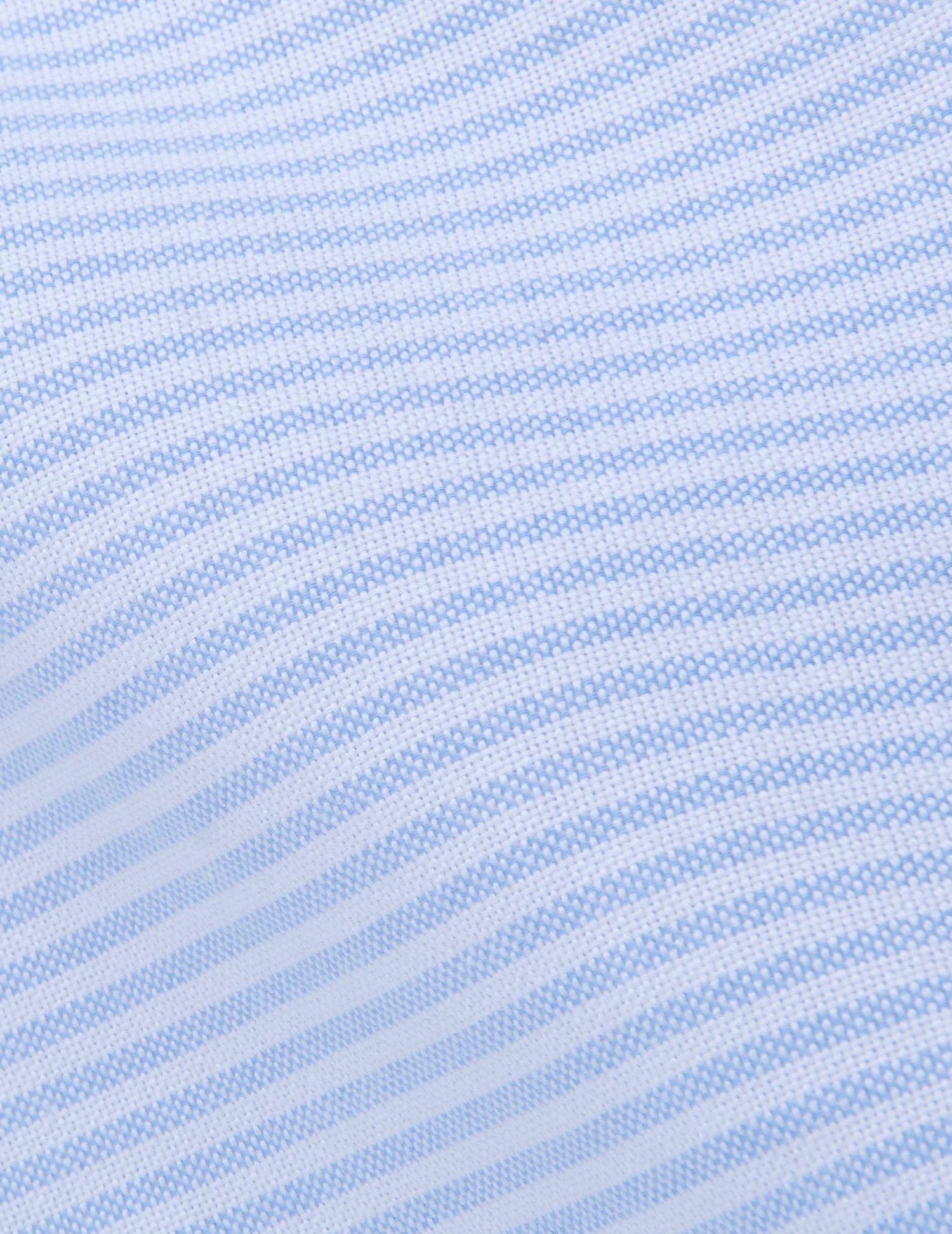 Chemise popover Logan rayée bleu clair - Oxford - Col Officier#5