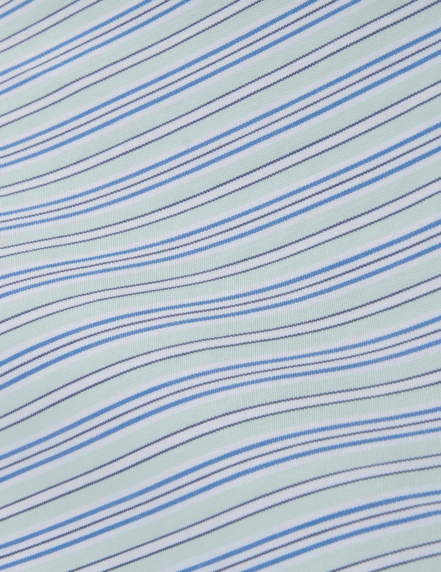 Chemise Louison gorge cachée rayée verte - Popeline - Col Victorien#6