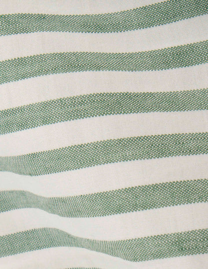 Pyjama Louis en coton et lin rayé vert