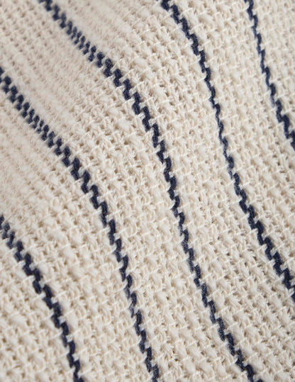 Chemise Luz écrue rayée