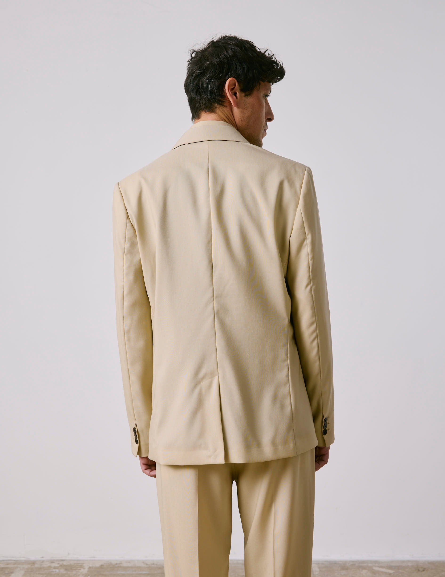 MACHATT 新品/正規品　ウールオーバージャケット（ベージュ） Marlon ヴァージンウール ジャケット ベージュ -