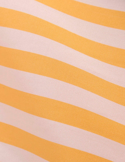 Mathilde Oversize striped yellow shirt