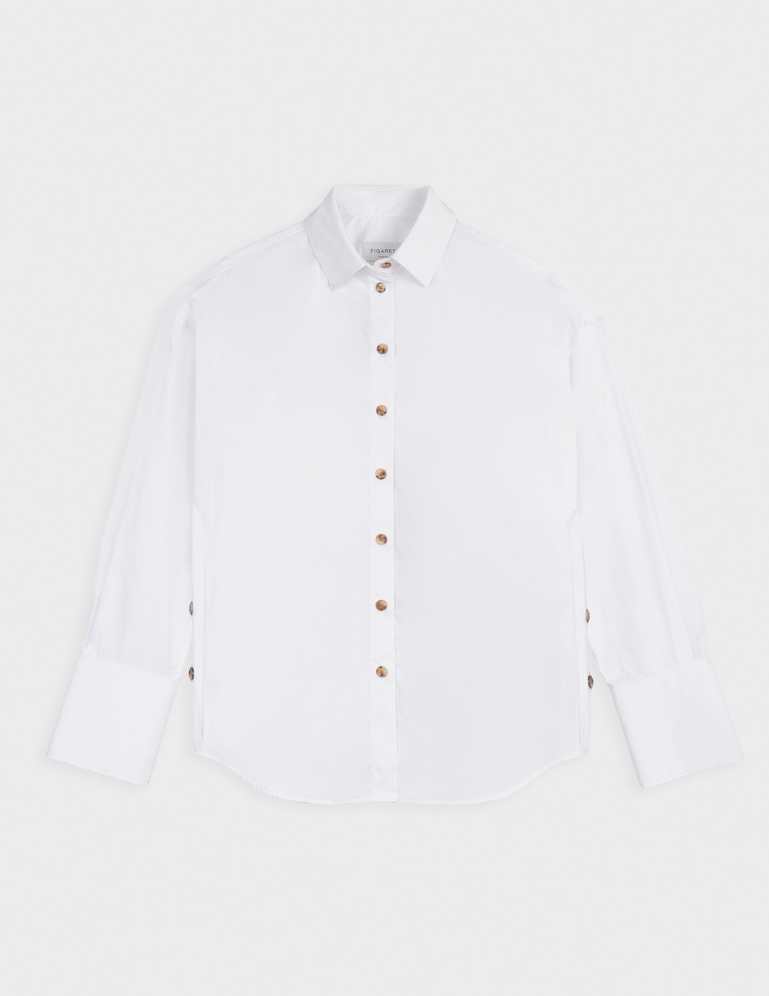 Chemise Naia blanche - Popeline - Col Chemise#4
