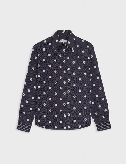 Printed navy Nambre shirt