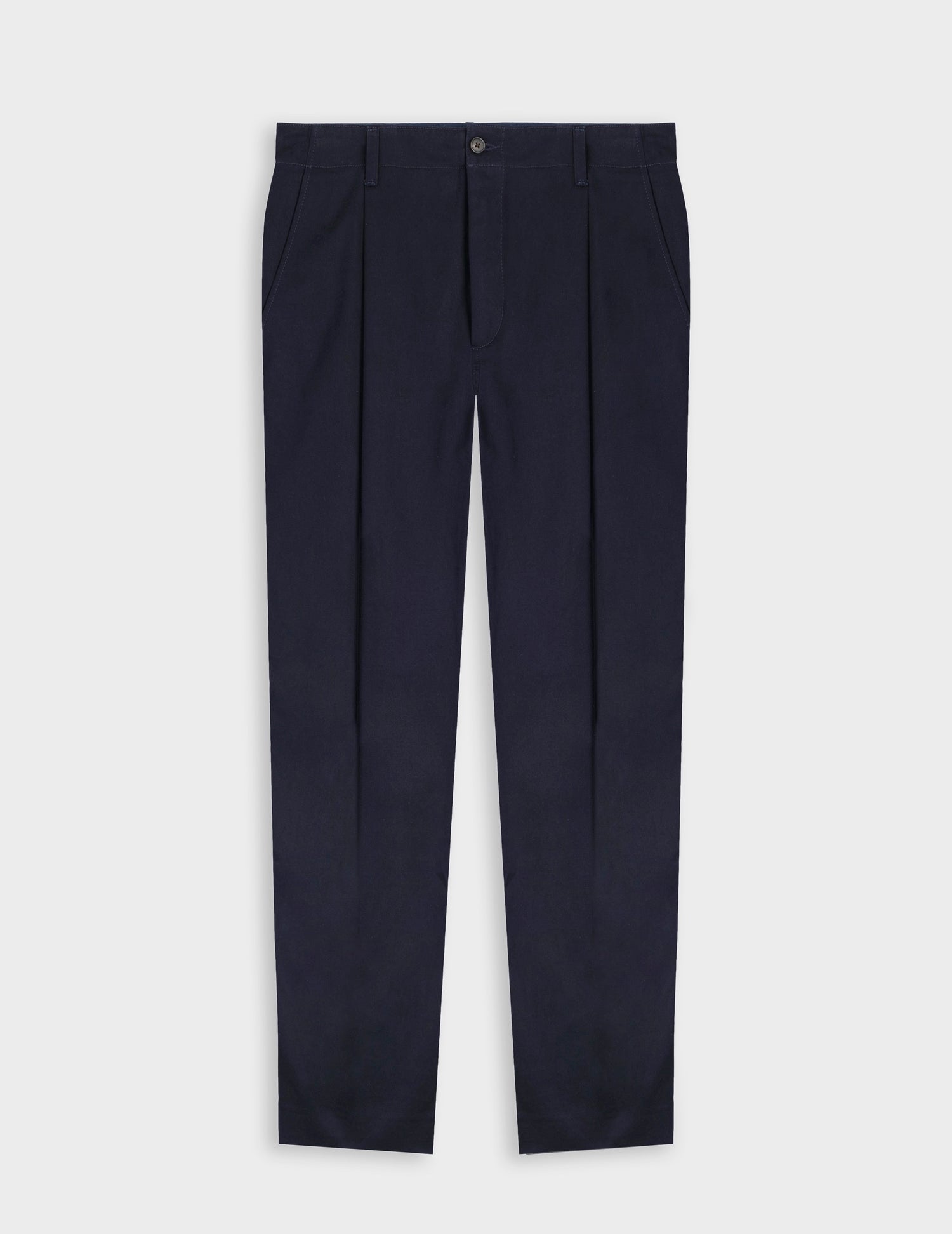 Pantalon Nataneo en twill marine