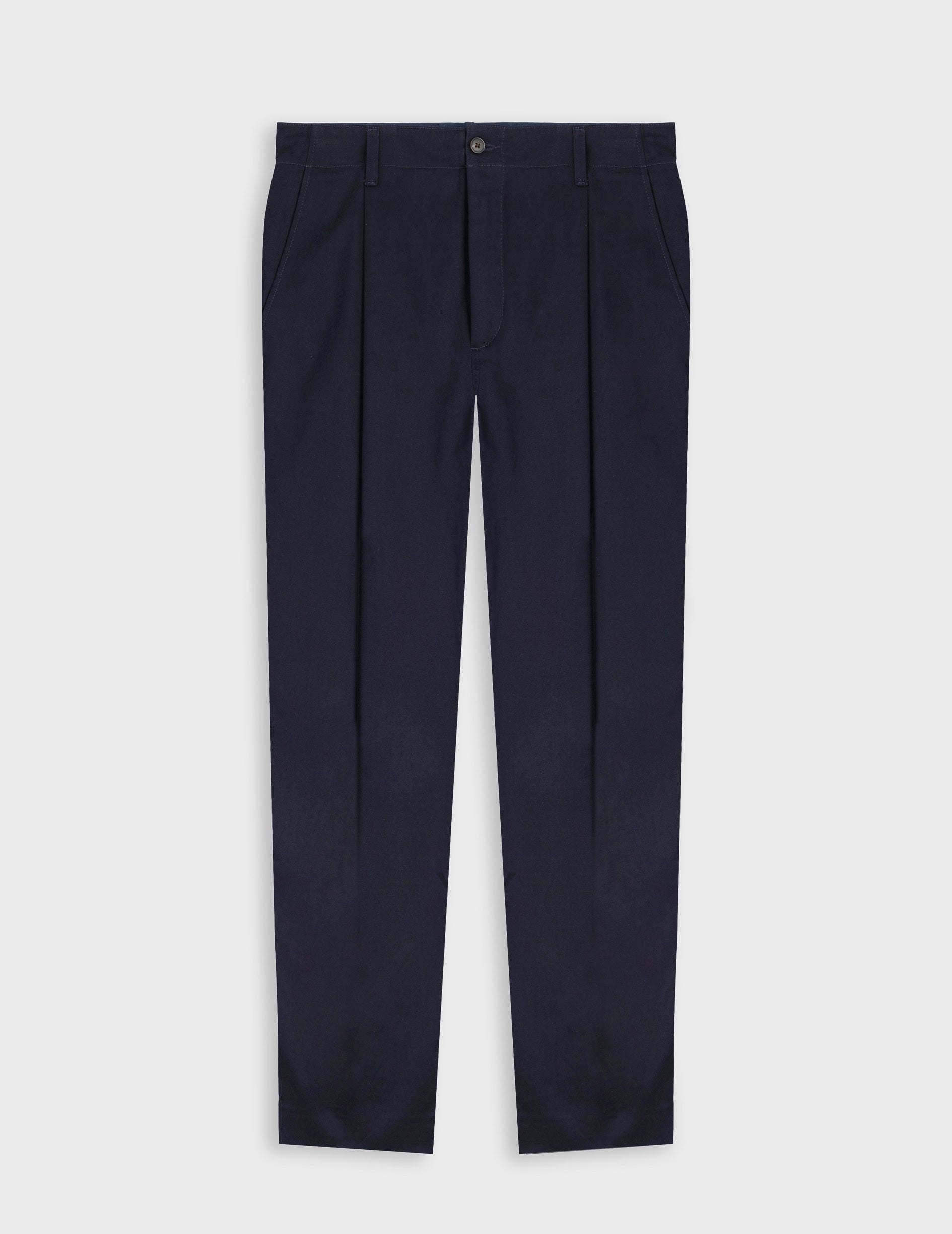 Pantalon Nataneo en twill marine