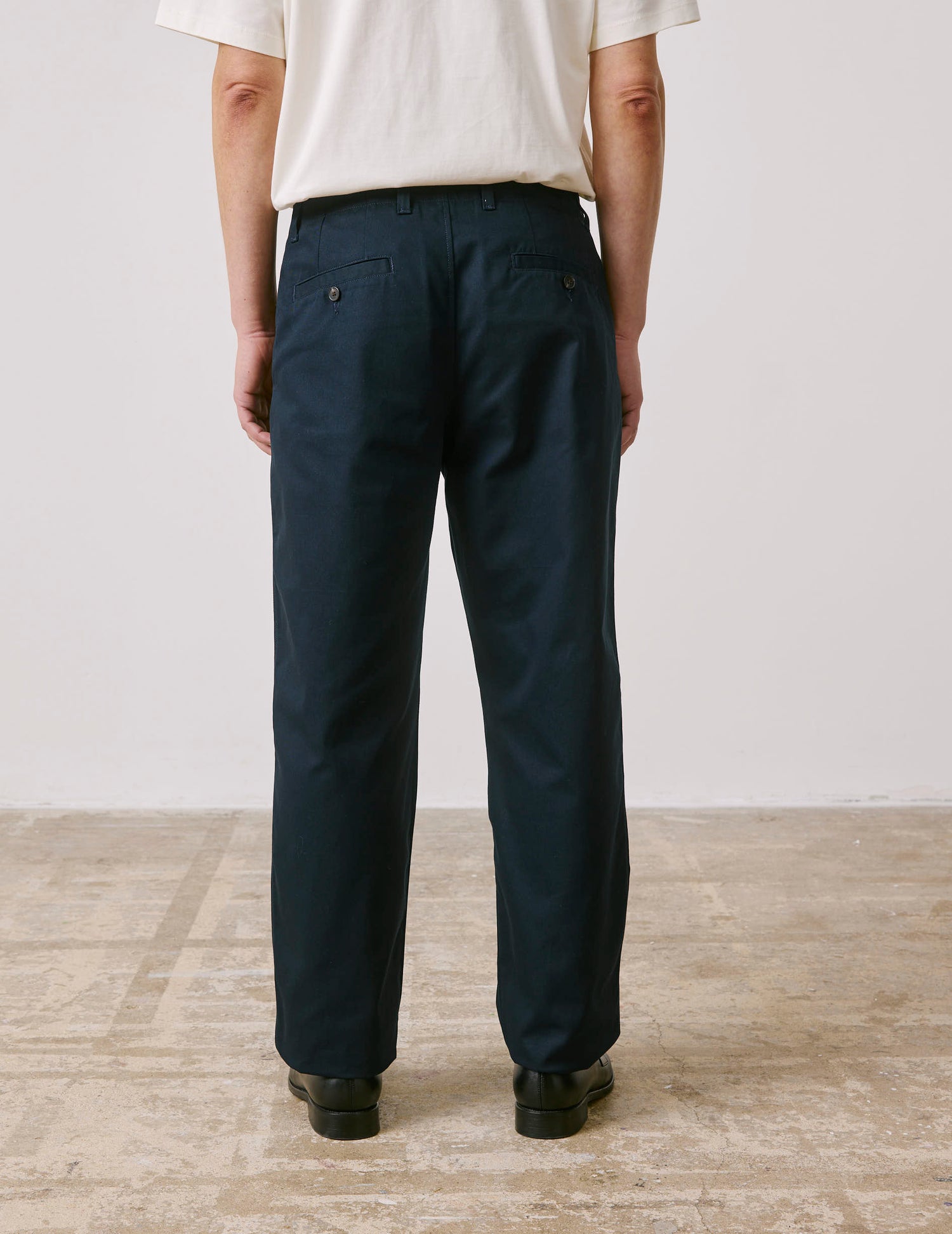 Pantalon Nataneo en twill marine