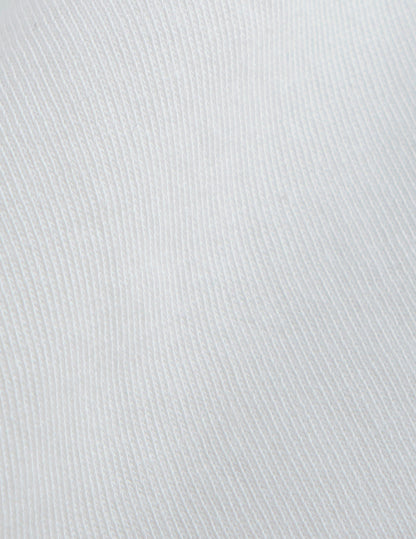 T-shirt Neville en coton écru et vert