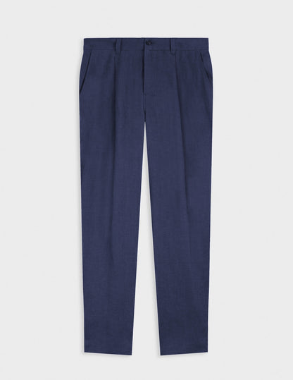 Navy linen Nicolaï pants