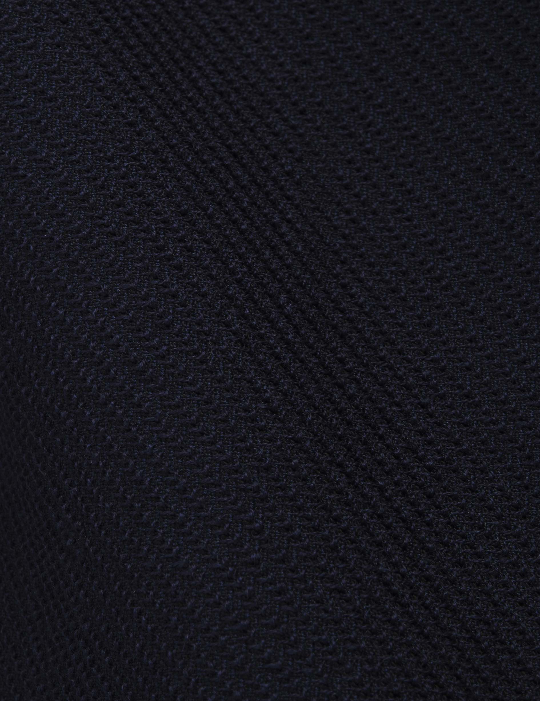 Blazer in plain navy virgin wool twill