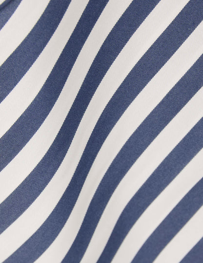 Chemise Noémia rayée bleu marine