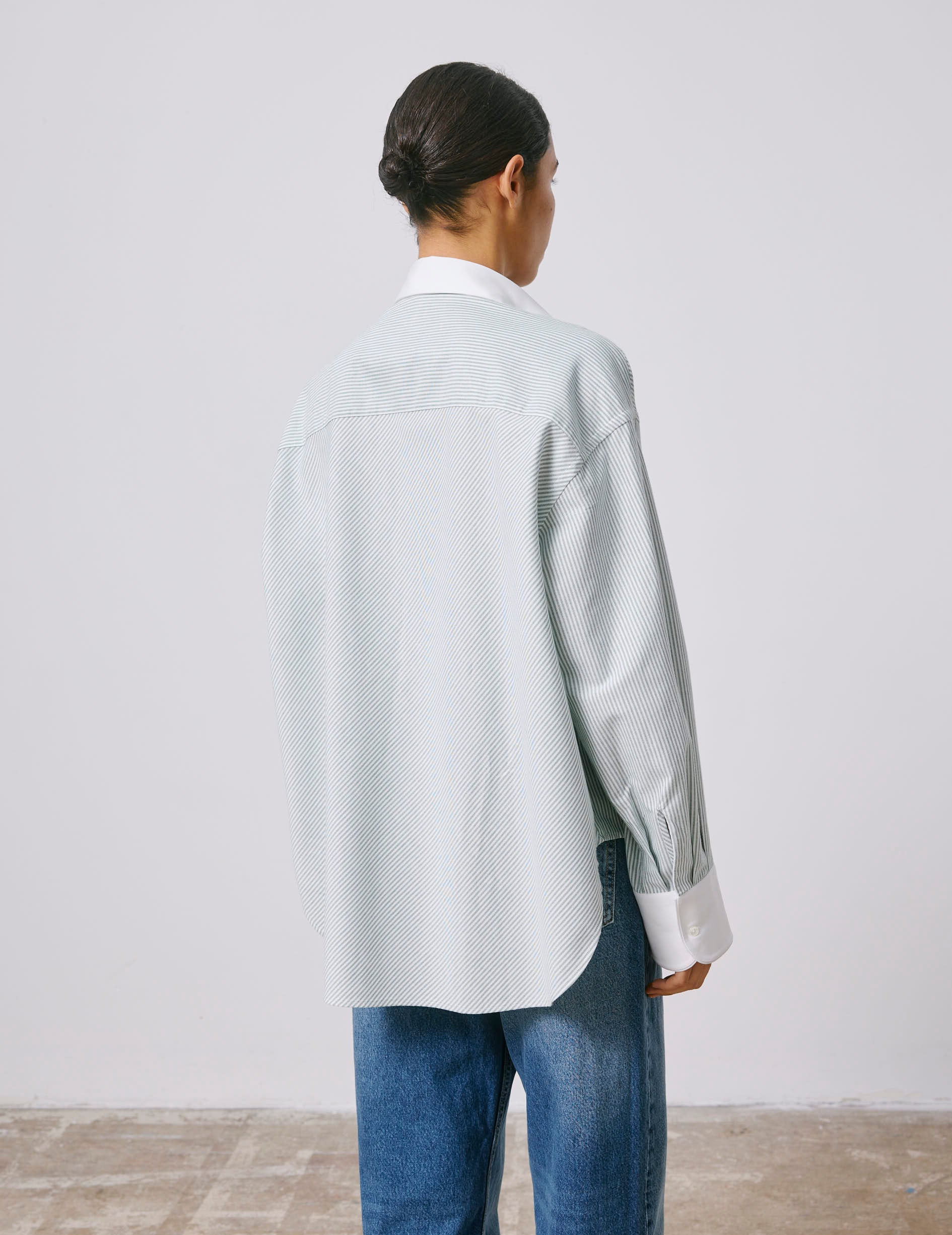 Green Nolita shirt - Oxford - Shirt Collar