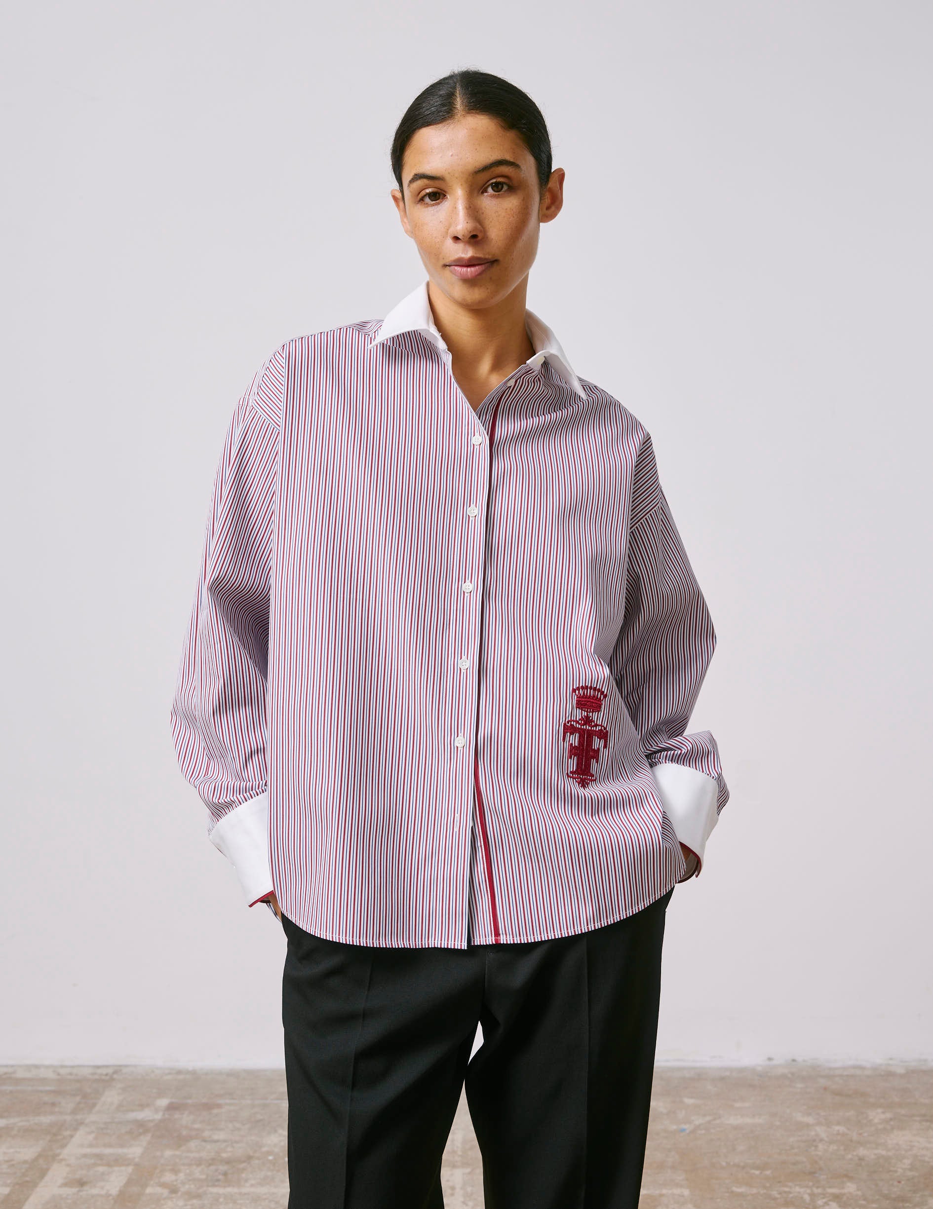 Burgundy Nolita shirt