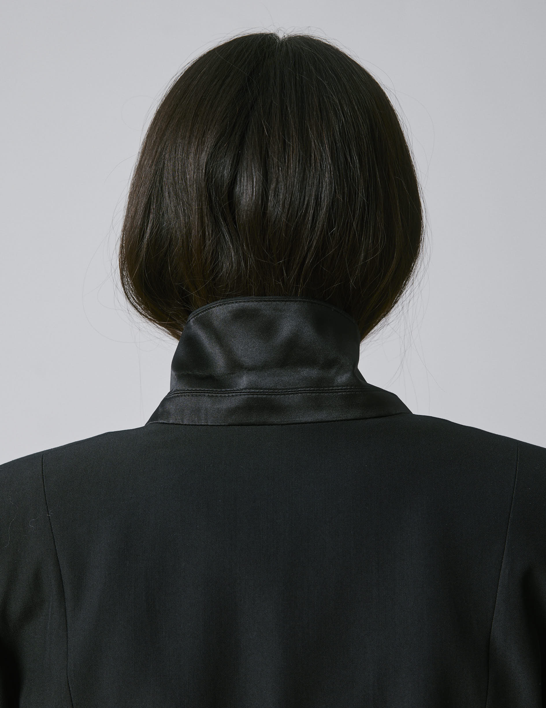 Black virgin wool Nora suit jacket