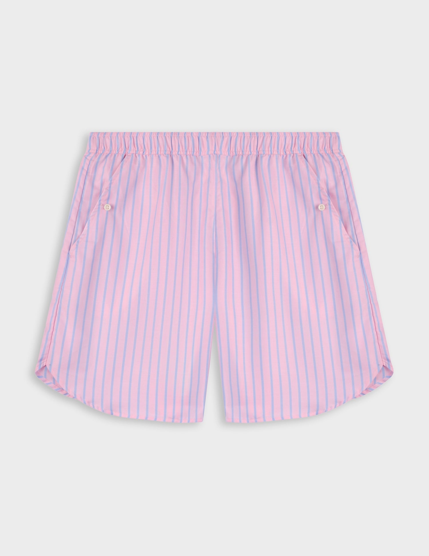 Pink striped oxford Norine shorts