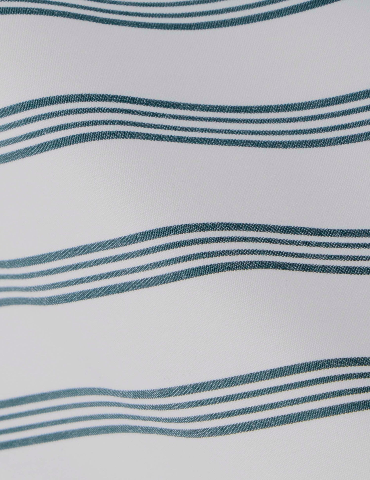 Robe Nyméa en popeline rayée verte