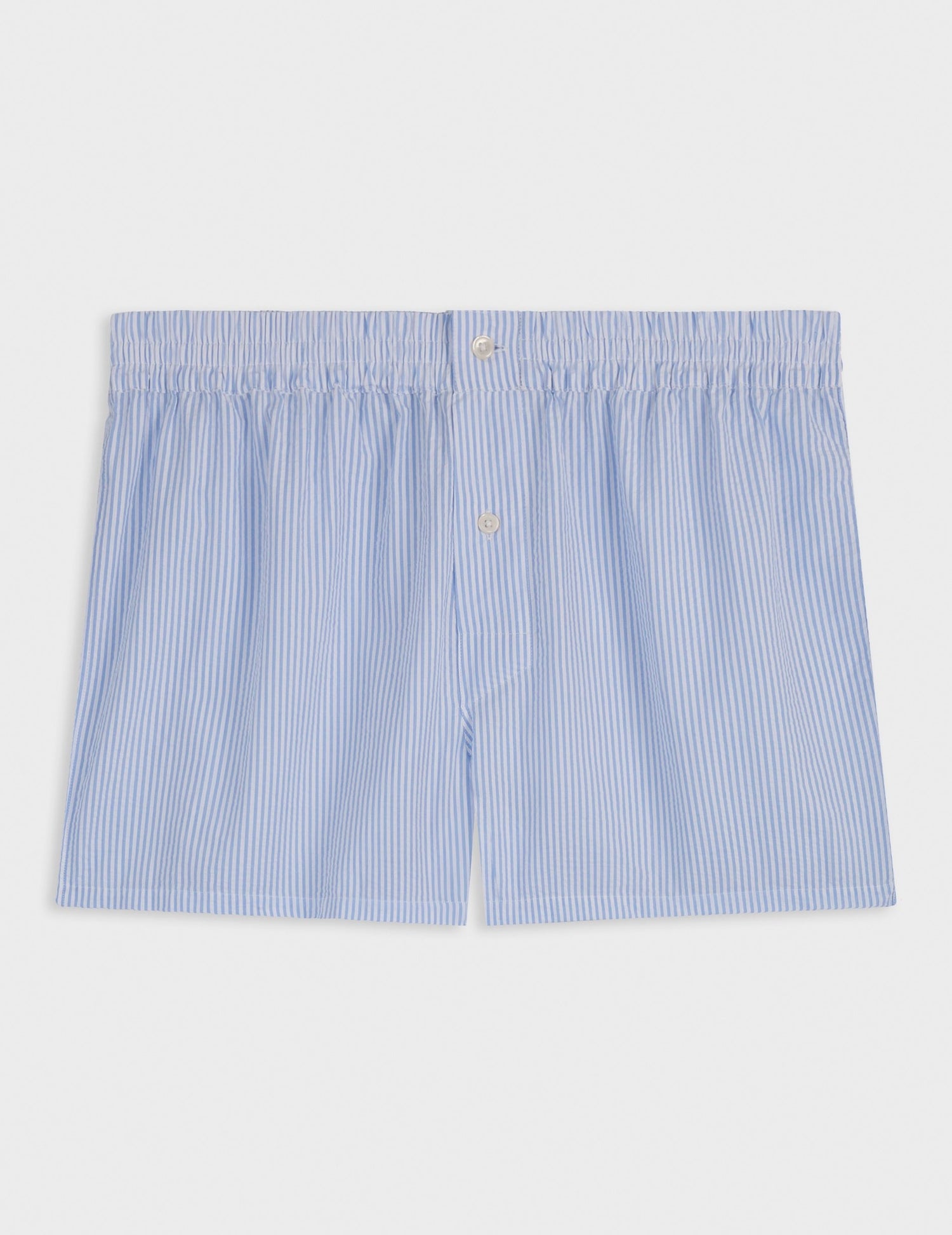 Semainier de 5 caleçons en seersucker rayé