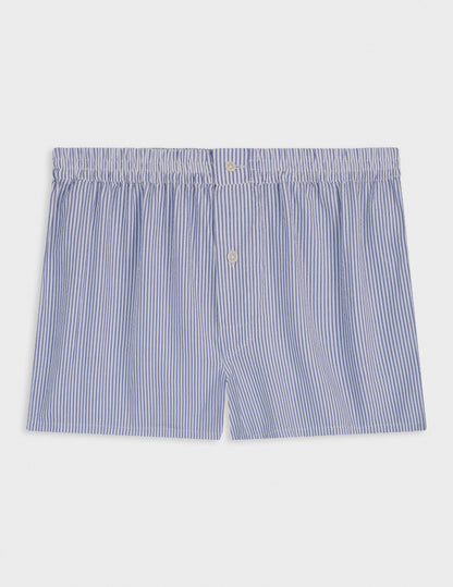 Semainier de 5 caleçons en seersucker rayé