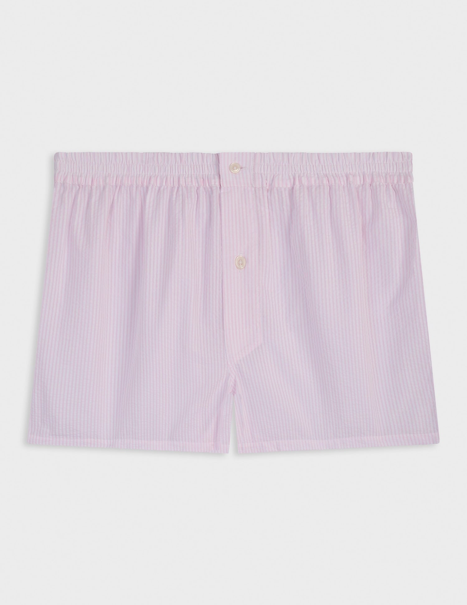 Semainier de 5 caleçons en seersucker rayé