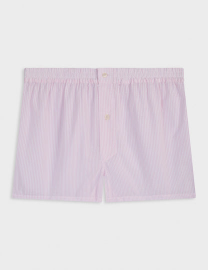 Semainier de 5 caleçons en seersucker rayé